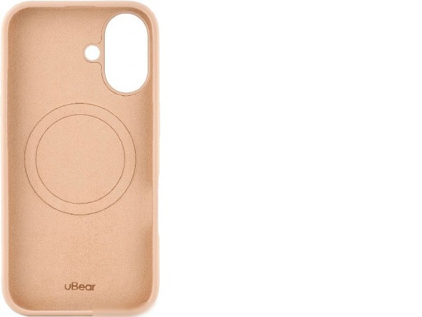 Чехол для телефона uBear Touch Mag Case для Apple iPhone 16 (латте)