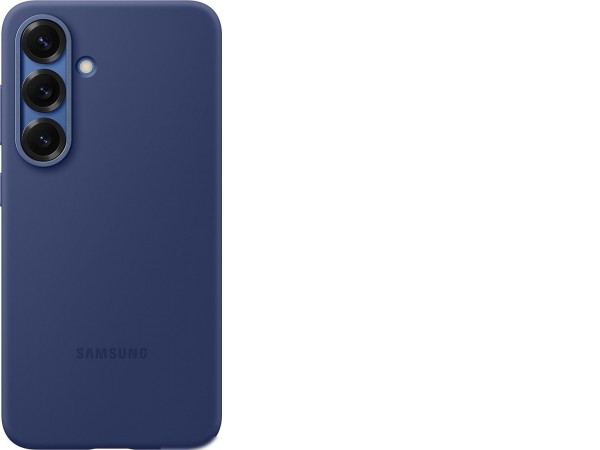 Чехол для телефона Samsung Silicone Case Galaxy S25 (синий)
