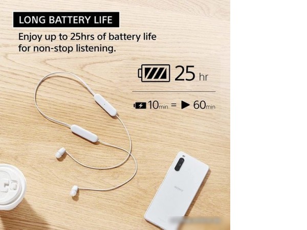 Наушники Sony WI-C100 (синий)