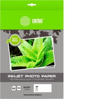 Фотобумага CACTUS Глянцевая A4 180 г/м2 100 листов CS-GA4180100ED