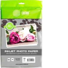 Фотобумага CACTUS Глянцевая A4 150 г/м2 50 листов CS-GA415050ED