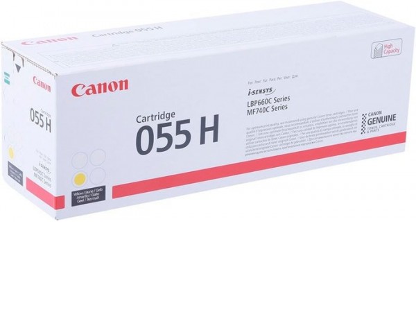 Картридж Canon 055H Yellow