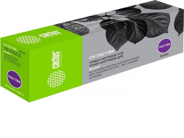 Картридж CACTUS CS-TN217BK (аналог Brother TN217BK)