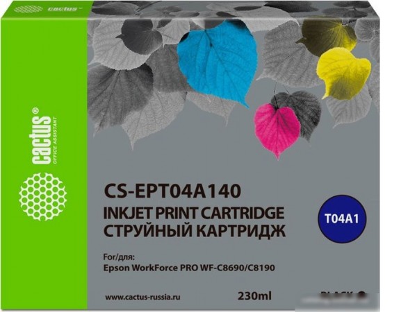 Картридж CACTUS CS-EPT04A140 (аналог Epson EPT04A140)