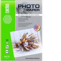 Офисная бумага CACTUS Матовая A3 230г/м2 50 л CS-MA323050