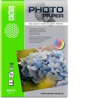 Фотобумага CACTUS Матовая A4 180 г/м2 100 листов CS-MA4180100