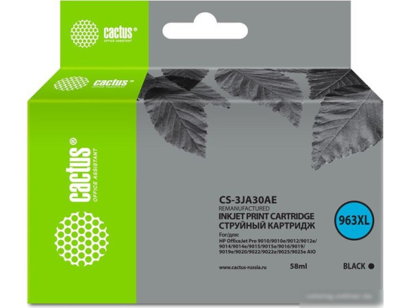 Картридж CACTUS CS-3JA30AE (аналог HP 3JA30AE)