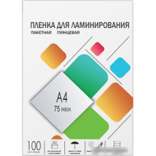 Пленка для ламинирования Гелеос A4 75 мкм LPA4-75