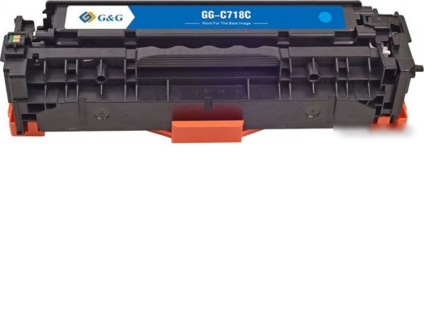 Картридж G&G GG-C718C (аналог Canon C718C)
