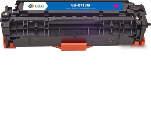 Картридж G&G GG-C718M (аналог Canon C718M)