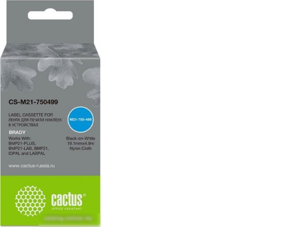 Картридж CACTUS CS-M21-750499 (аналог Brady M21-750499)