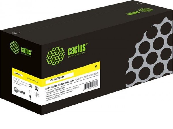 Картридж CACTUS CS-IMC2500Y (аналог Ricoh IMC2500Y)