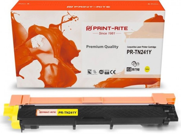 Картридж Print-Rite PR-TN241Y (аналог Brother TN241Y)