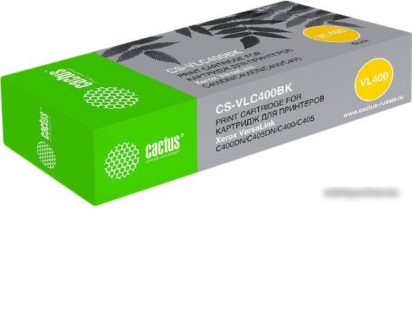 Картридж CACTUS CS-VLC400BK (аналог Xerox 106R03532)