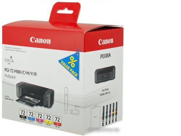 Картридж Canon PGI-72 MBK/C/M/Y/R Multi [6402B009]