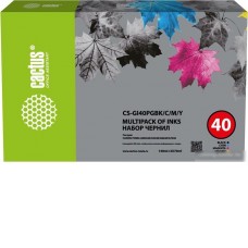 Чернила CACTUS CS-GI40PGBK-C-M-Y