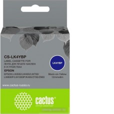 Картридж CACTUS CS-LK4YBP (аналог Epson LK4YBP)