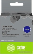 Картридж CACTUS CS-LK5TBN (аналог Epson LK5TBN)