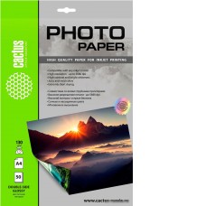 Фотобумага CACTUS Глянцевая двухстороняя A4 130 г/м2 50 листов CS-GA413050DS