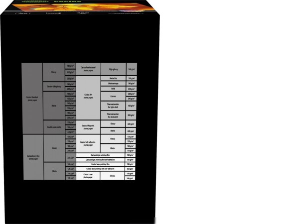 Фотобумага CACTUS суперглянцевая A6 260г/м2 500 л Prof CS-HGA6260500