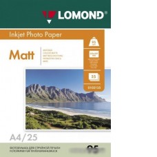Фотобумага Lomond матовая односторонняя А4 95 г/кв.м. 25 листов [102130]