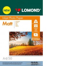 Фотобумага Lomond односторонняя матовая А4 250 г/м2 50 л 0102064
