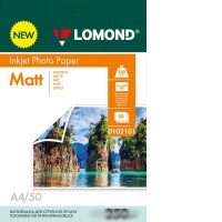 Фотобумага Lomond двухсторонняя матовая А4 250 г/м2 50 л 0102101