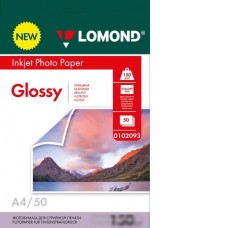 Фотобумага Lomond двухсторонняя глянцевая А4 150 г/м2 50 л 0102093