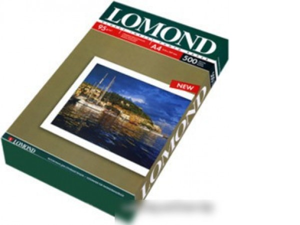 Фотобумага Lomond глянцевая односторонняя A4 85 г/кв.м. 500 листов (0102146)