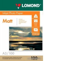 Фотобумага Lomond Матовая односторонняя A3 120 г/м2 100 листов [0102162]