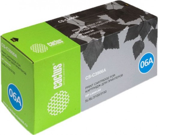 Картридж CACTUS CS-C3906A (аналог HP C3906A)