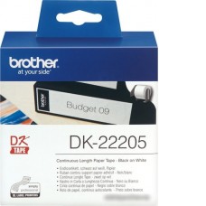 Самоклеящаяся термобумага Brother DK22205 (62 мм, 30.48 м)