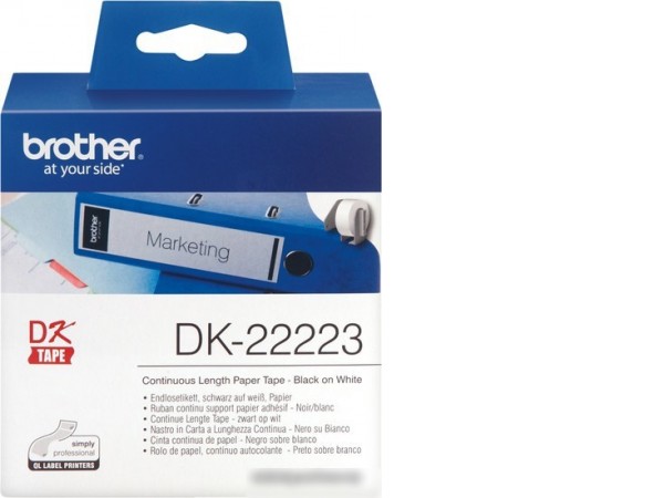 Самоклеящаяся бумага Brother DK-22223 (50 мм, 30.48 м)