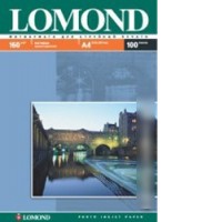 Фотобумага Lomond Матовая A4 160 г/кв.м. 100 листов (0102005)