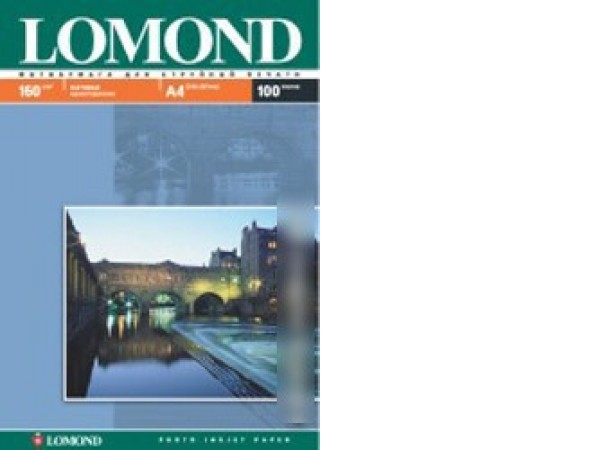 Фотобумага Lomond Матовая A4 160 г/кв.м. 100 листов (0102005)