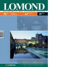 Фотобумага Lomond Матовая А4 160 г/кв.м. 25 листов (0102031)