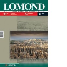 Фотобумага Lomond Матовая двухстороняя А4 190 г/кв.м. 25 листов (0102036)