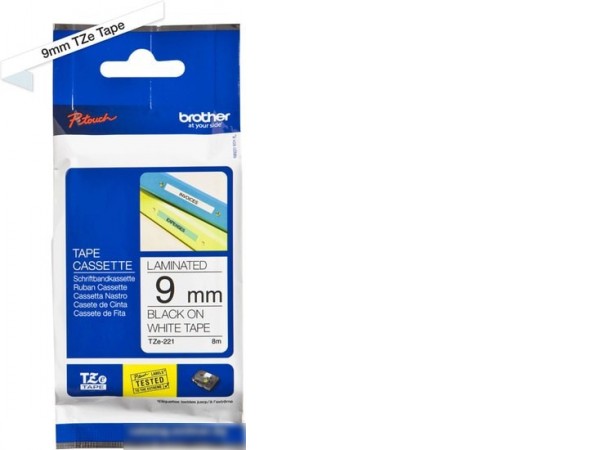 Картридж-лента для термопринтера Brother TZe-221