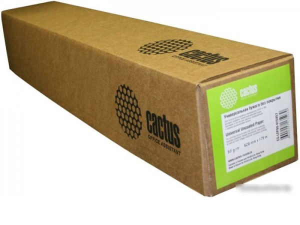 Офисная бумага CACTUS универсальная втулка 610 мм x 45 м [CS-LFP80-610457]