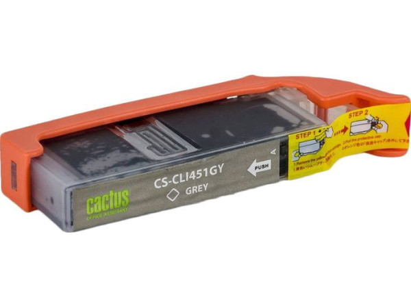 Картридж CACTUS CS-CLI451GY (аналог Canon CLI-451GY (6527B001))