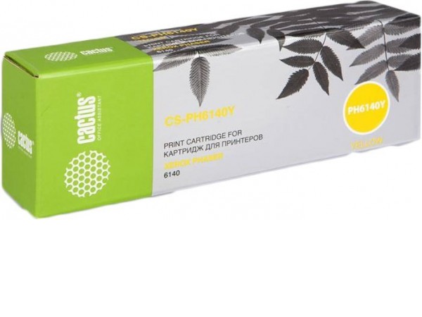 Картридж CACTUS CS-PH6140Y (аналог Xerox 106R01483)