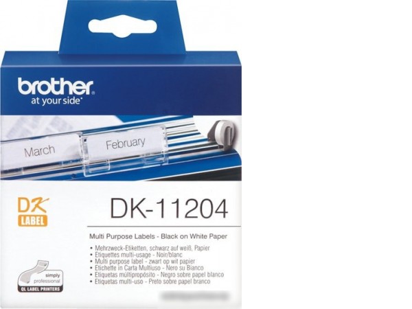 Самоклеящаяся термобумага Brother DK-11204