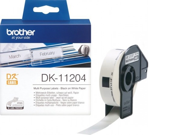 Самоклеящаяся термобумага Brother DK-11204