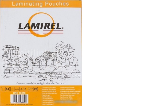 Пленка для ламинирования Lamirel A4 100 мкм LA-78658