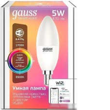 Светодиодная лампочка Gauss Smart Home E14 5 Вт 2700-6500K 1190112