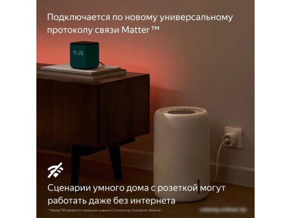 Умная розетка Яндекс YNDX-00540WHT (белый)