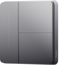 Выключатель Aqara Z1 Pro 2 клавиши (графитовый)