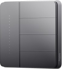 Выключатель Aqara Z1 Pro 4 клавиши (графитовый)