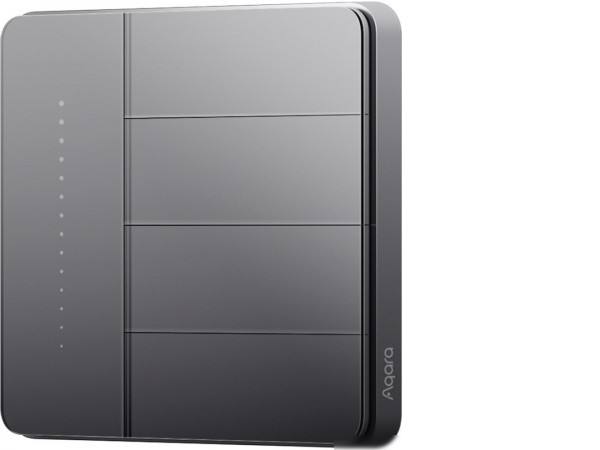 Выключатель Aqara Z1 Pro 4 клавиши (графитовый)