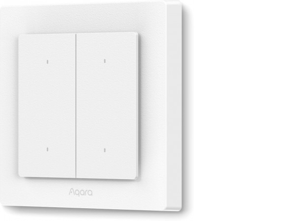 Выключатель Aqara Light Switch H2 EU WS-K08D 2 клавиши (белый)